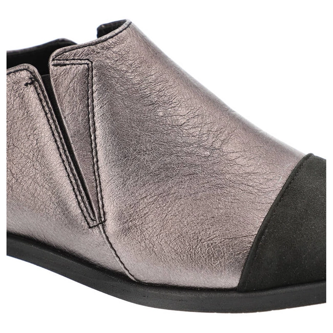 Poltopánky Karino - 1682/115-P Czarny/Srebrny