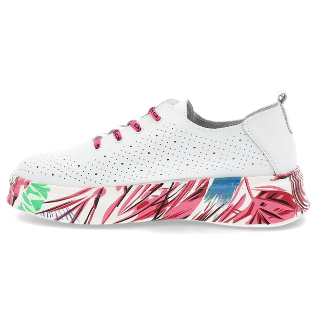 Tenisky FILIPPO - DP6698/25 WH BL FH Biały/Fuksja