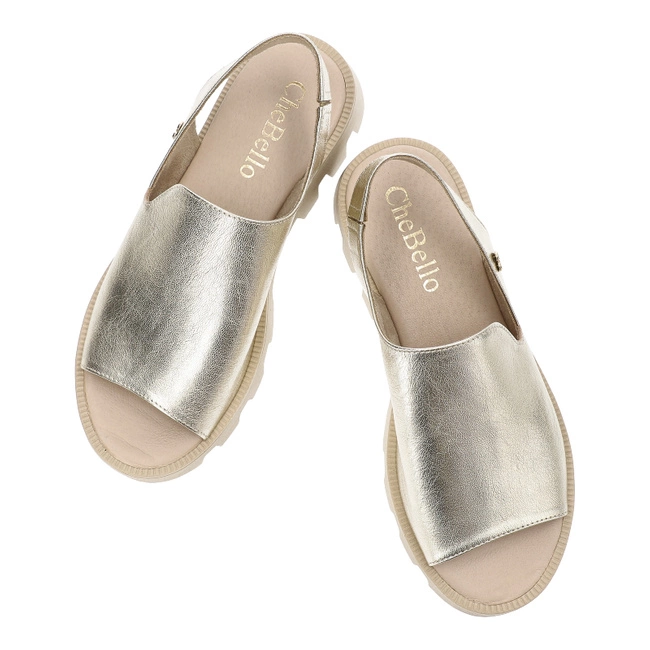 Sandále Chebello - 4402_-046-000-PSK-S323 Złoty