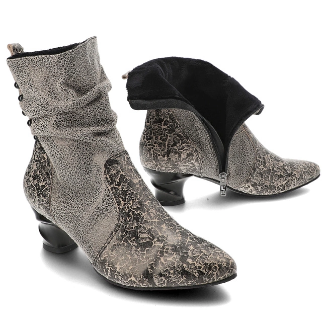 Členkové Topánky Armodo - 7097A Beige/Schwarz