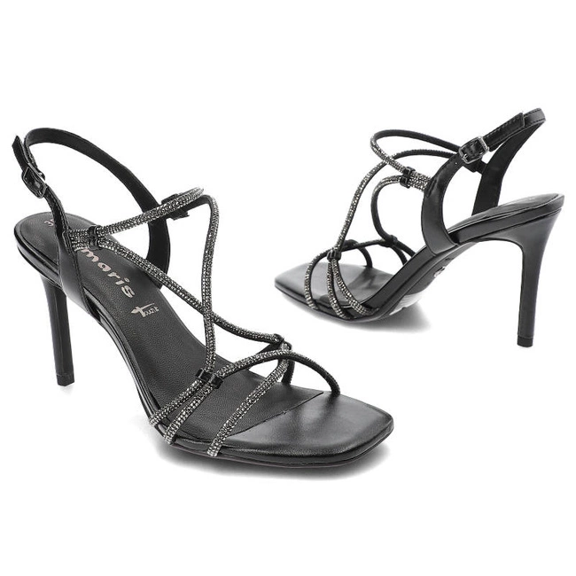 Sandále Tamaris - 1-28332-20 012 Black Metallic