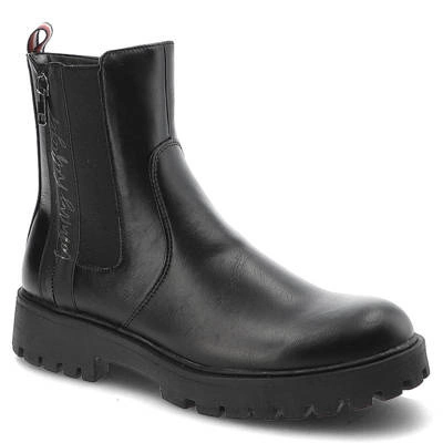 Členkové Topánky Tommy Hilfiger - T3A5-32390-1355999-Lace-Up Boot Black 999