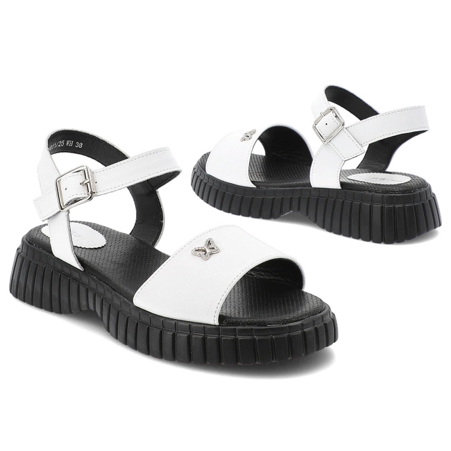 Sandále FILIPPO - DS6811/25 WH Biały