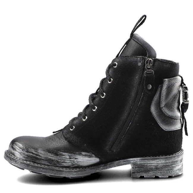 Šnúrovacie Členkové Topánky Maciejka - 04690-01/00-3 Czarny