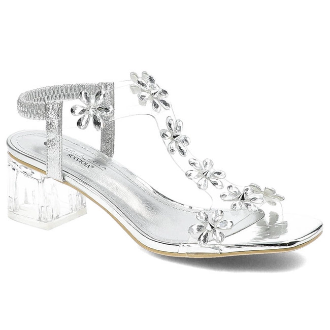 Sandále Sca'viola - H-12 Silver