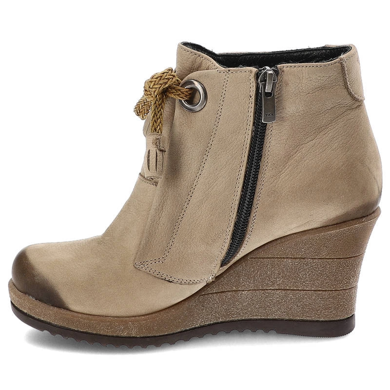 Členkové Topánky Lanqier - 41C372 Beżowy Beige