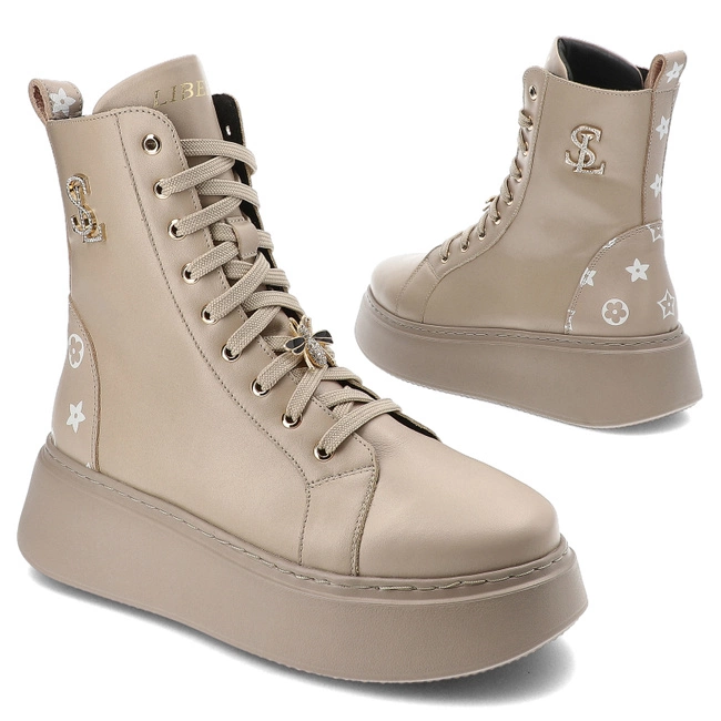 Tenisky Libero - 4070 Beżowy 510