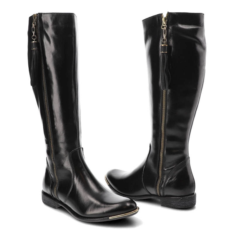 Čižmy Carinii - B1699_-B25-000-POL-507 Crust Nero