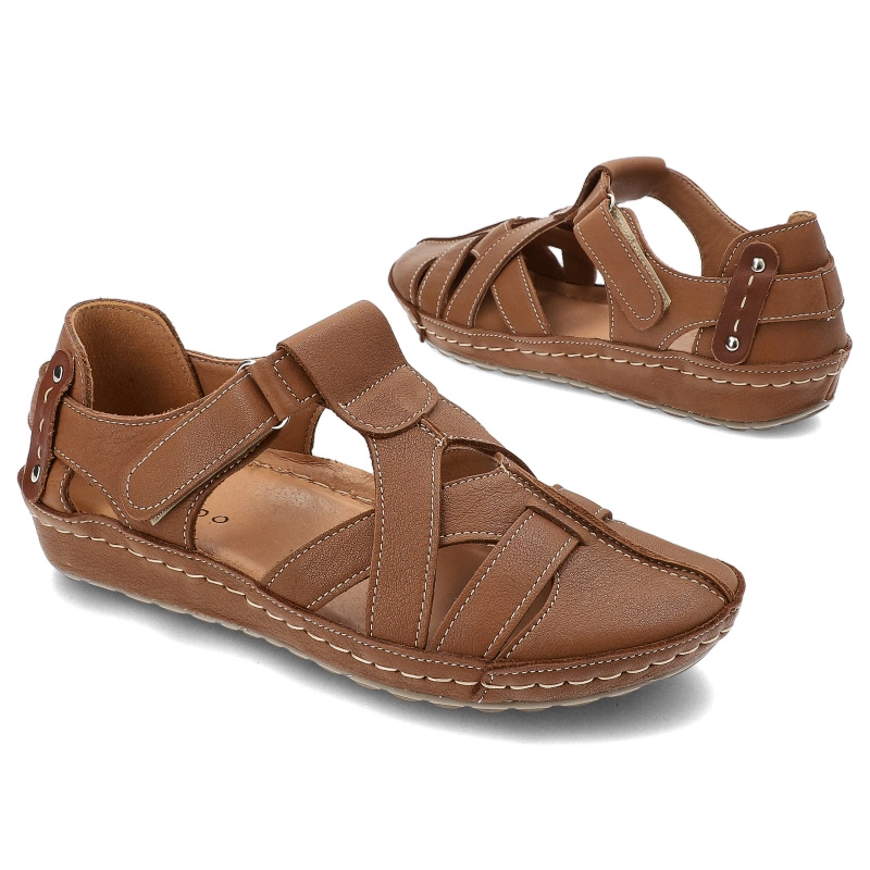 Sandále Armodo - 74 Rudy 14 Brązowe