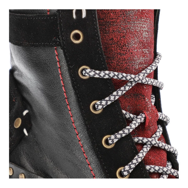 Členkové Topánky Maciejka - 6127A-01/00-3 Czarny+Bordo