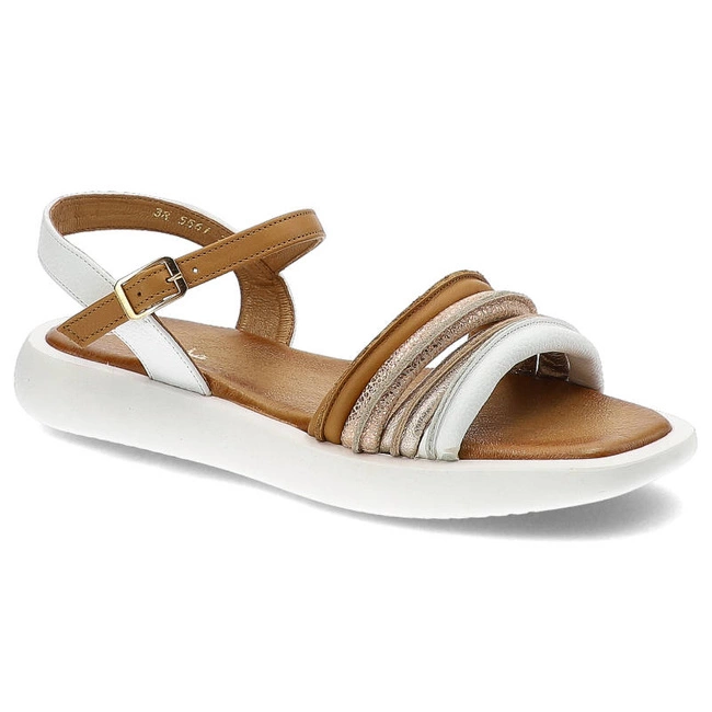 Sandále Maciejka - 05561-11/00-1 Biały