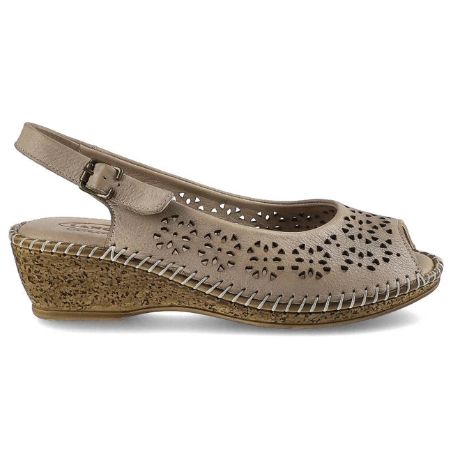 Sandále Lanqier - 40C1417 Beige