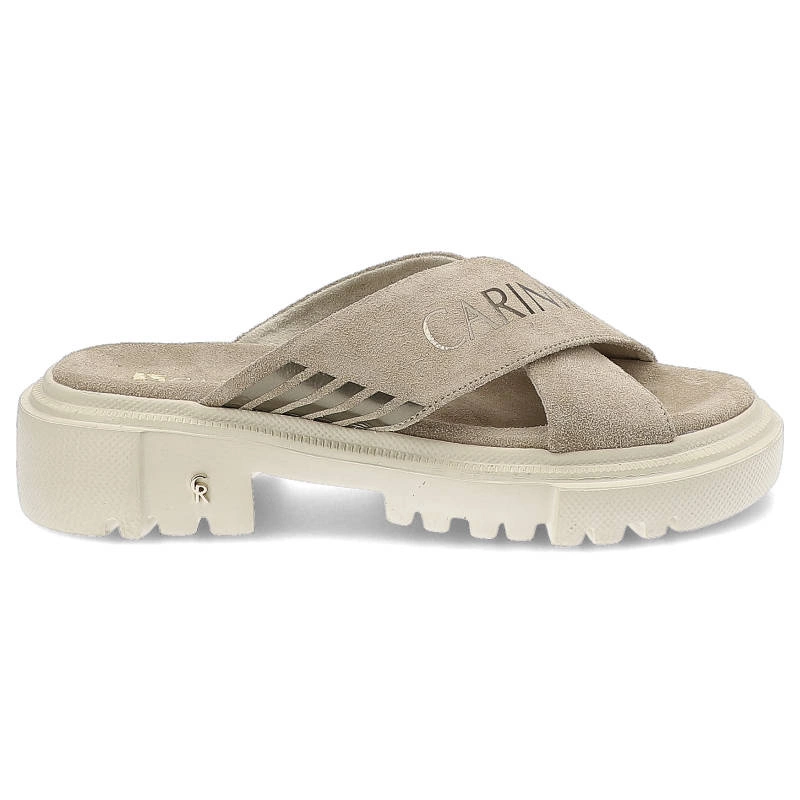 Šľapky Carinii - B8118_O17-000-000-F24 Beż