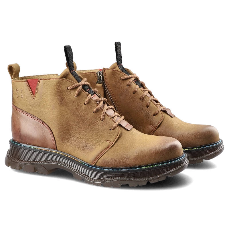 Šnúrovacie Členkové Topánky Maciejka - 04800-29/00-5 Rudy