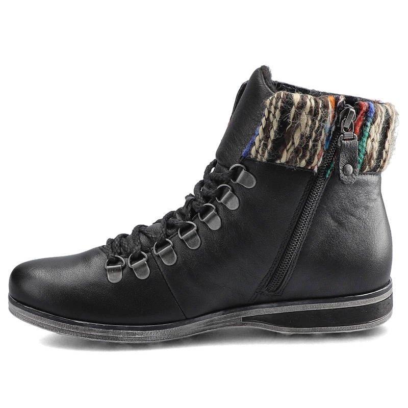 Šnúrovacie Členkové Topánky Maciejka - 03276-01/00-3 Czarny