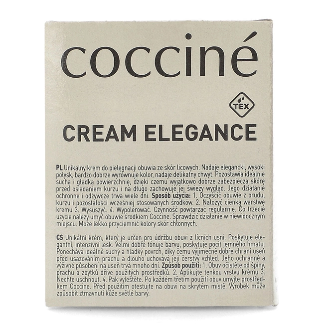 Shoe Cream Coccine - Cream Elegance/Zielony 33