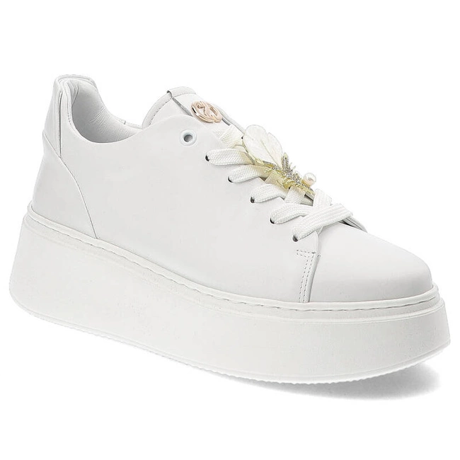 Tenisky Carinii - B9650/2_-L46-000-000-F69 Biały