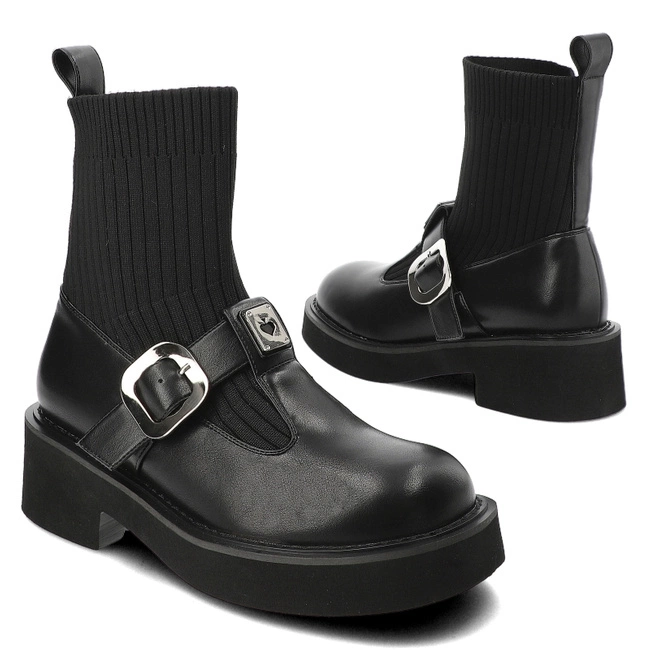 Členkové Topánky S.Barski - MR880-075 Black
