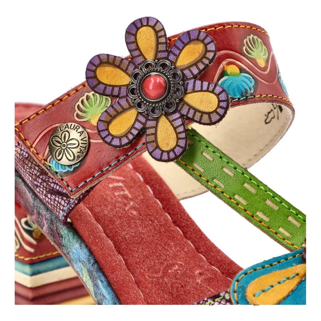 Šľapky Laura Vita - Nellao 03 SD311-3 Rouge