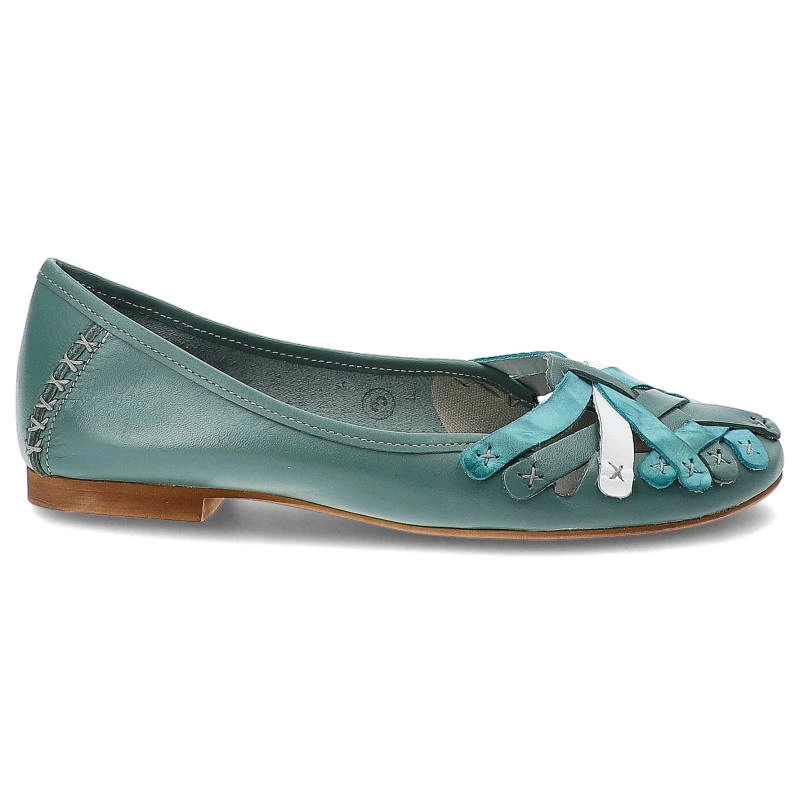 Baleríny Maciejka - 01358-36/00-0 Turkusowy