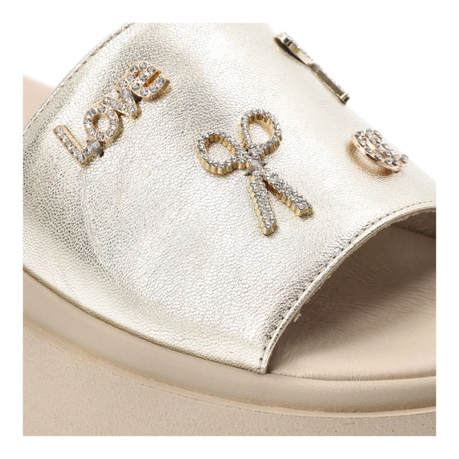 Šľapky CHEBELLO - 4600_-046-000-PSK-S370 Złoty