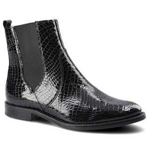 Členkové Topánky Dwunasty Shoes - 7420 Czarny Kroko 2