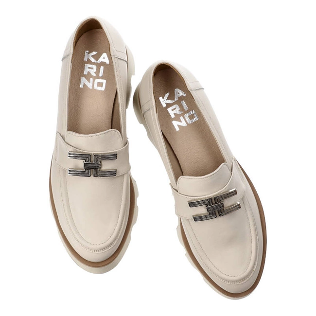 Poltopánky Karino - 4579/001-P Beż/Lico