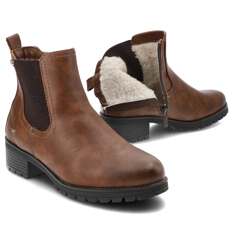 Členkové Topánky Mustang - 1435-604-307 Cognac