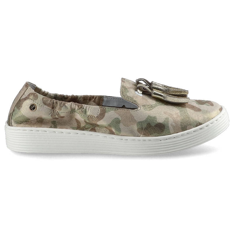 Mókazíny Lemar - 10077 Moro Beż+Złoto