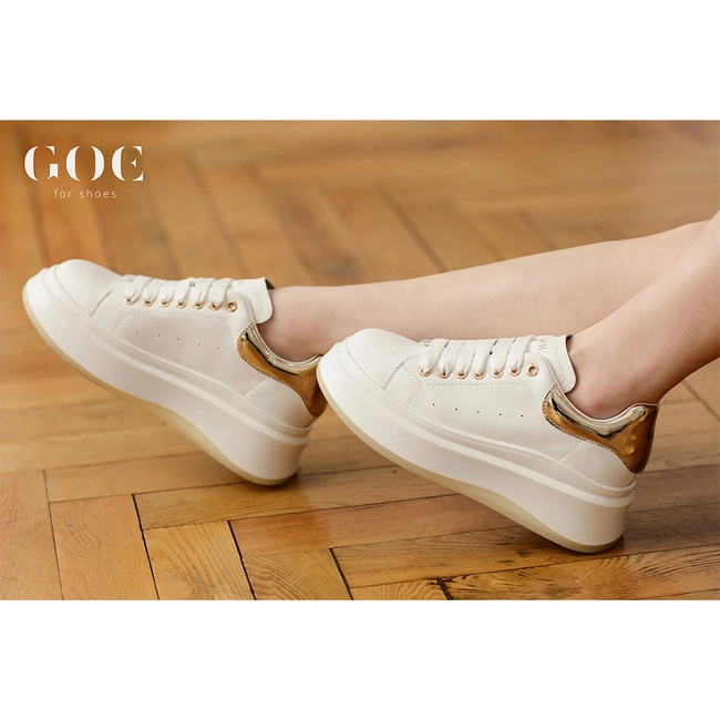 Tenisky GOE - NN2N4031 Biały/Złoty