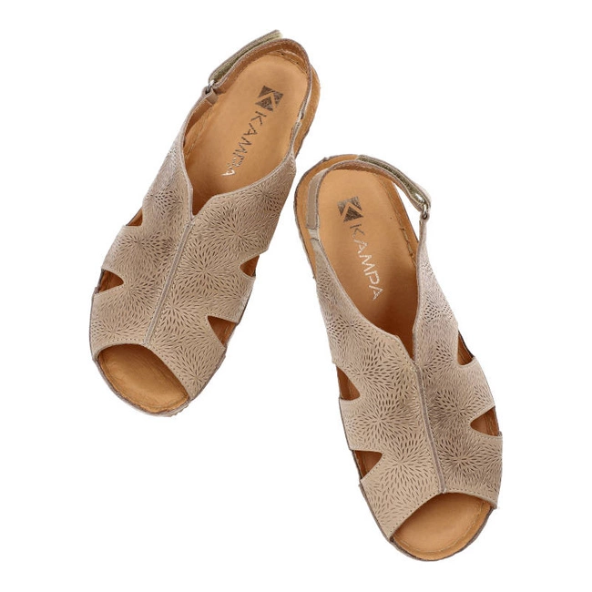 Sandále Kampa - K661 Beżowy 454