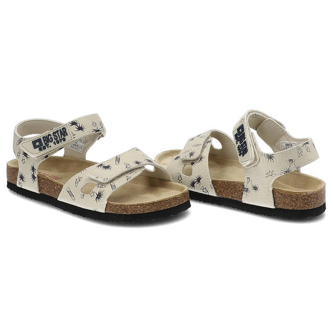 Sandále Big Star - JJ374379 Beżowy