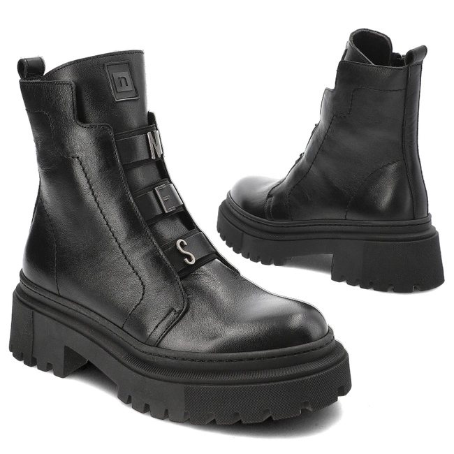 Členkové Topánky Nessi - 24685 Czarny 1