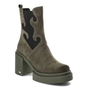 Členkové Topánky Karino - 4834/066-F Zielony/Welur