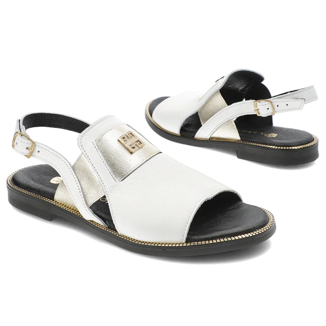 Sandále Armodo - 40385 V.Biały+Zł