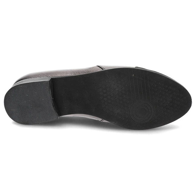 Poltopánky Karino - 1682/115-P Czarny/Srebrny