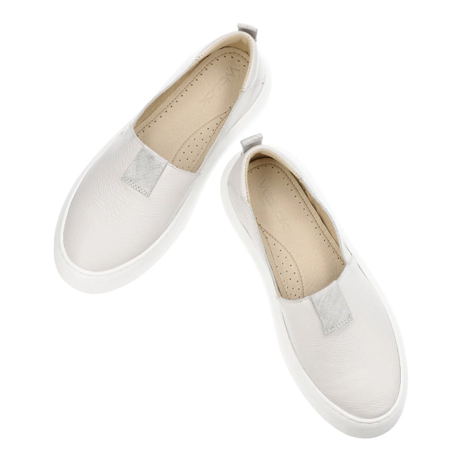 Poltopánky Wasak - 0711 Biały Groszek+Srebro