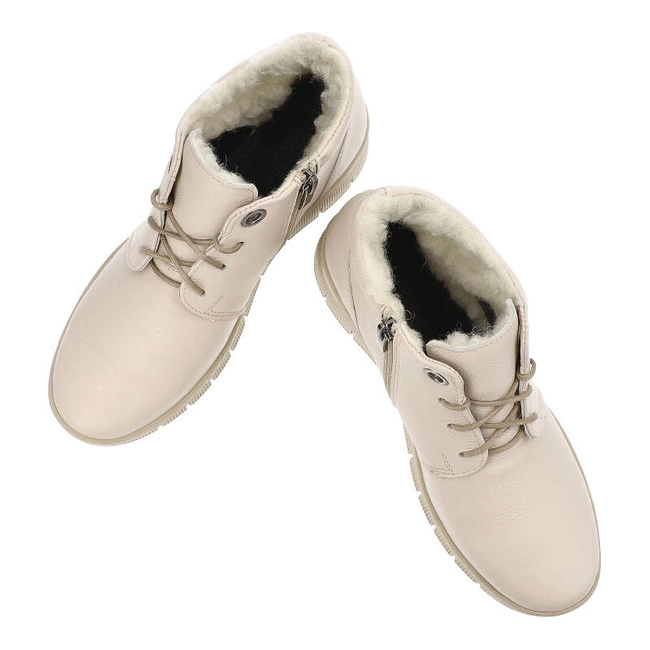 Šnúrovacie Členkové Topánky Armodo - 1177 D19 Floter Beż