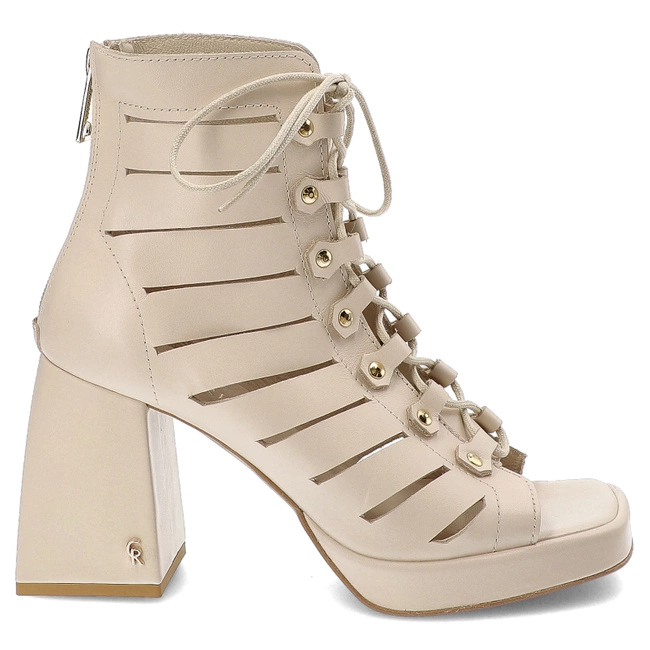 Členkové Topánky Carinii - B9548_-R53-000-000-E95 Beż