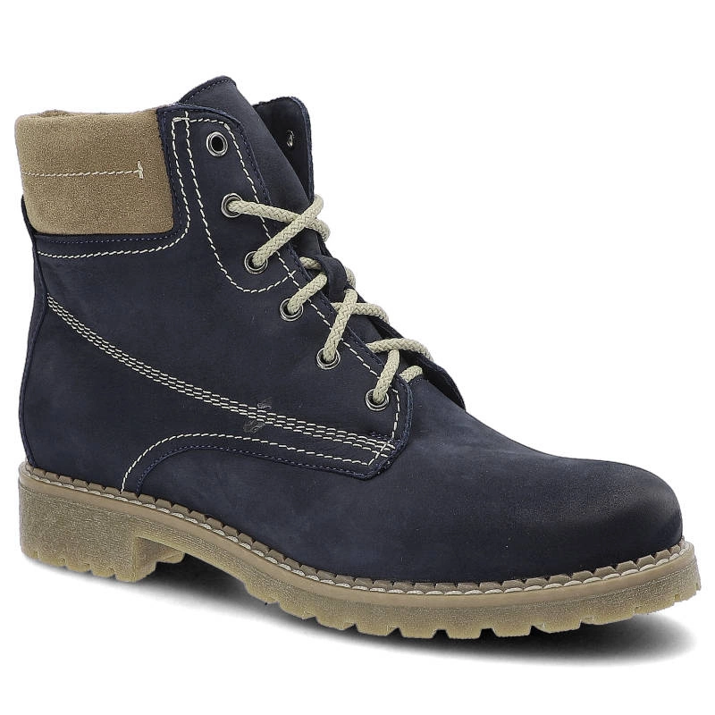 Členkové Topánky Pollonus - 5-0739-011 Granat Samuel/Beż Welur