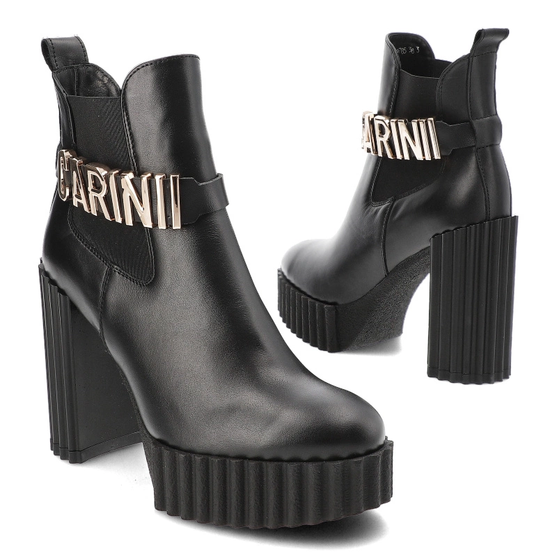 Členkové Topánky Carinii - B9785_-E50-000-000-F10 Czarny