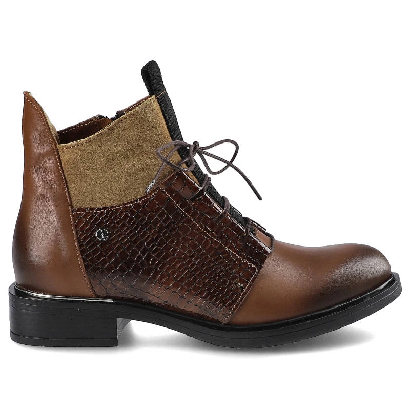 Členkové Topánky Lemar - 60343 M. Brąz + Matrix + W.