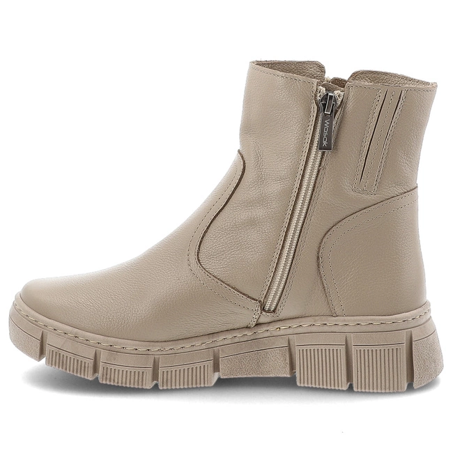 Členkové Topánky WASAK - 0730 Latte Groszek/Wełna