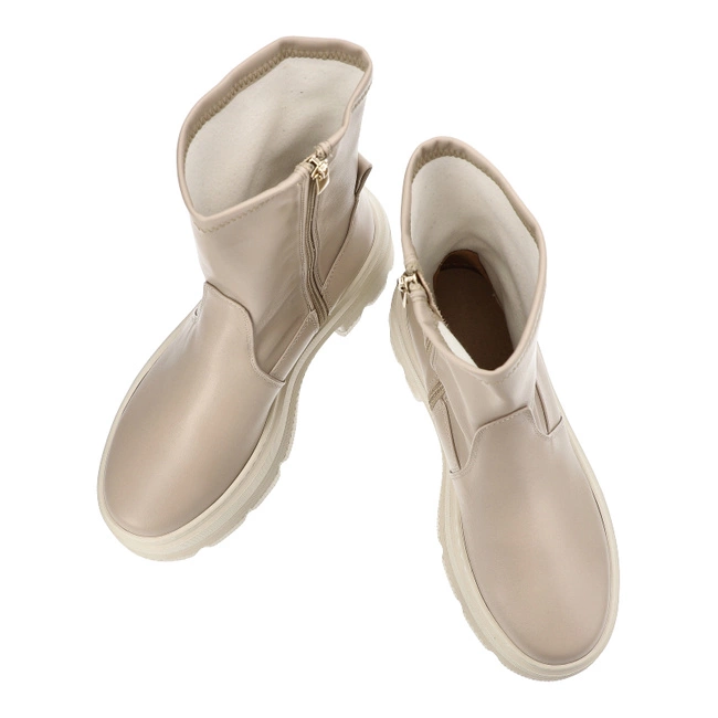 Členkové Topánky Karino - 5505/001-F Beż/Lico