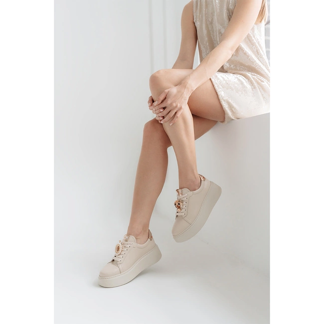 Tenisky Chebello - 4411_-157-495-PSK-S251 Śmietanka