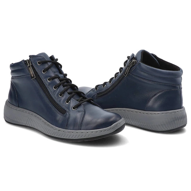 Členkové Topánky Wasak - 0595 Granat