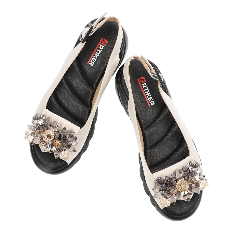 Sandále Artiker - 54C1627 Beżowy