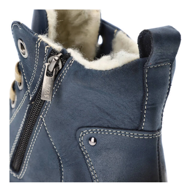 Šnúrovacie Členkové Topánky Armodo - 753 Granat K8