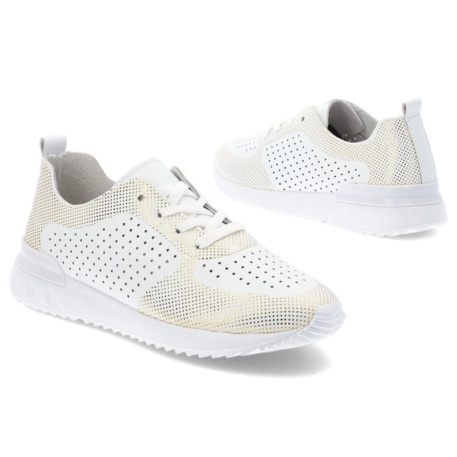 Tenisky ARTIKER - 56C1036 Biało/Złoty