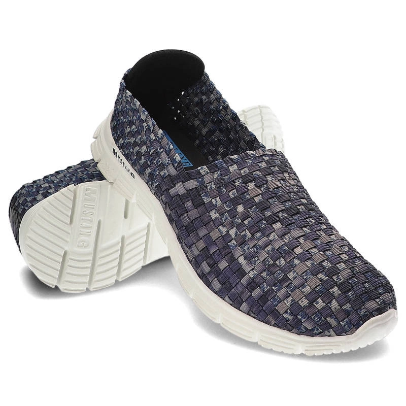 Poltopánky Mustang - 38C0091 Niebieski Soft Line